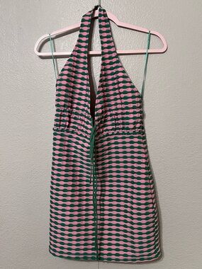 ZARA Halter Mini Dress NWT